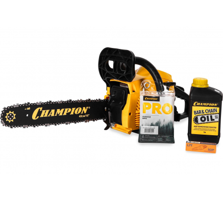 Бензопила Champion A241-16 + подарочный набор