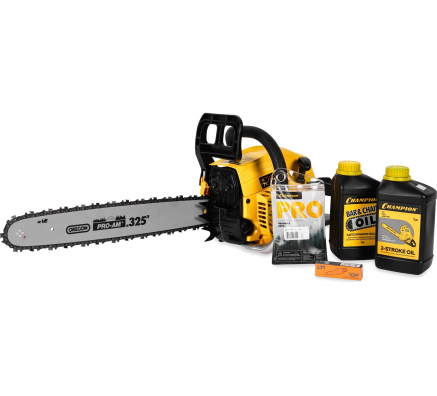 Бензопила Champion A254-18 + подарочный набор