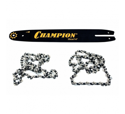 Набор Шина CHAMPION 14"-3/8-1,3-52 + 2 цепи [140SDEA041] (952929)