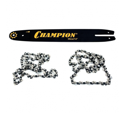 Набор Шина CHAMPION 14"-3/8-1,3-50 + 2 цепи [140SDEA074] (952928)