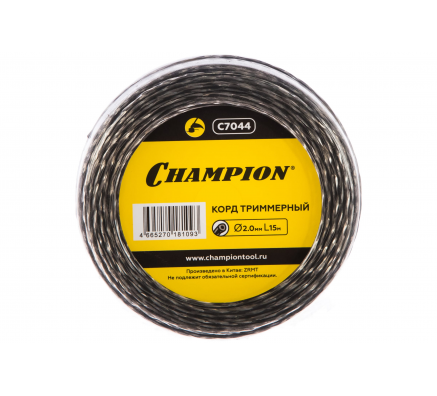 Корд триммерный Tri-twist (2 мм; 15 м) Champion C7044