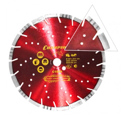Диск алмазный Champion универсальный PRO 300/25,4/10 Mixtar (C1609)