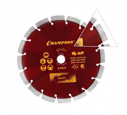 Диск алмазный Champion универсальный PRO 230/22,23/12 Marathon (C1617)