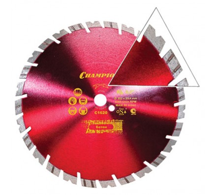 Диск алмазный Champion универсальный ST 350/25,4/14 Fast Gripper (C1620)